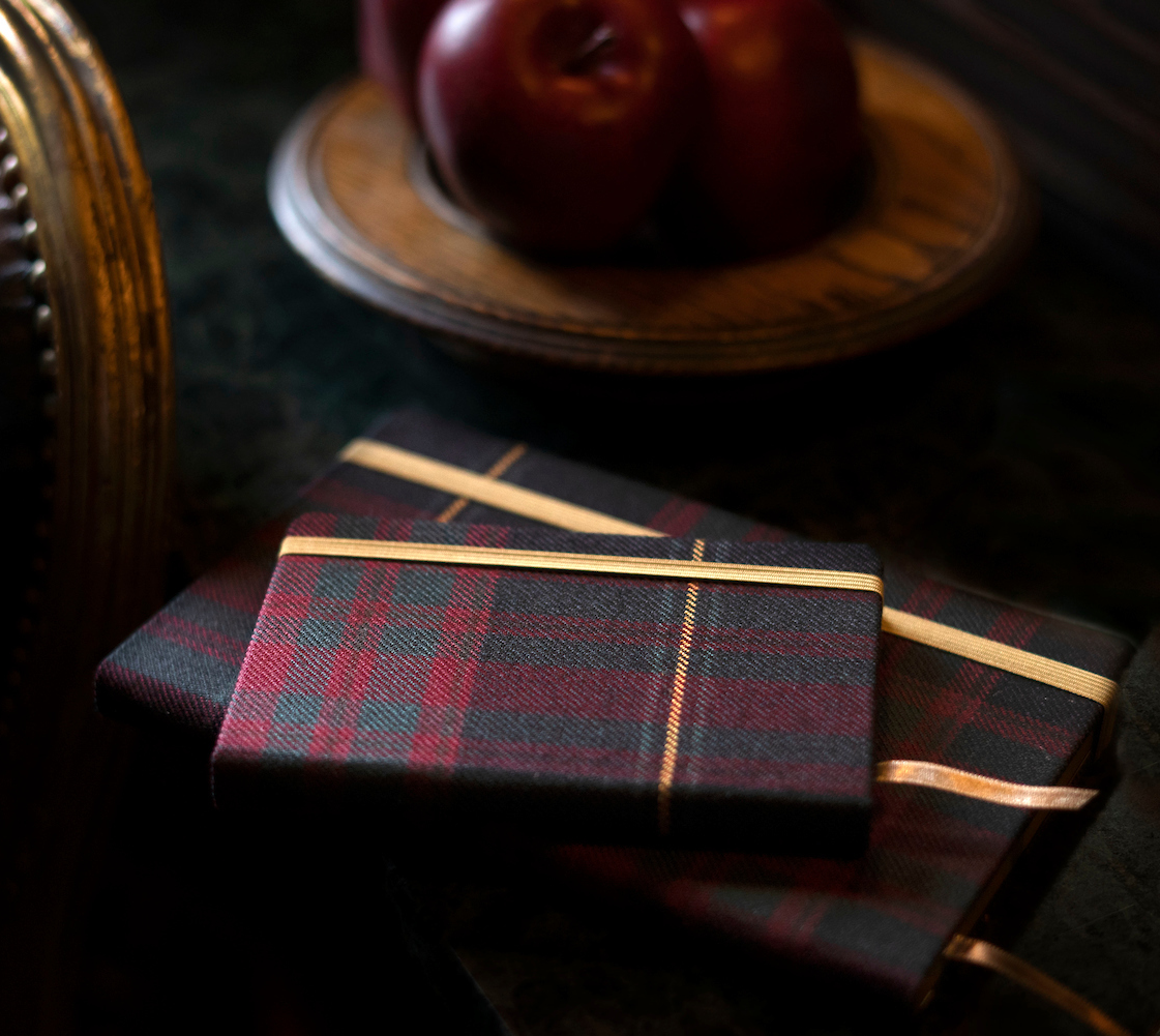 Covered notebook