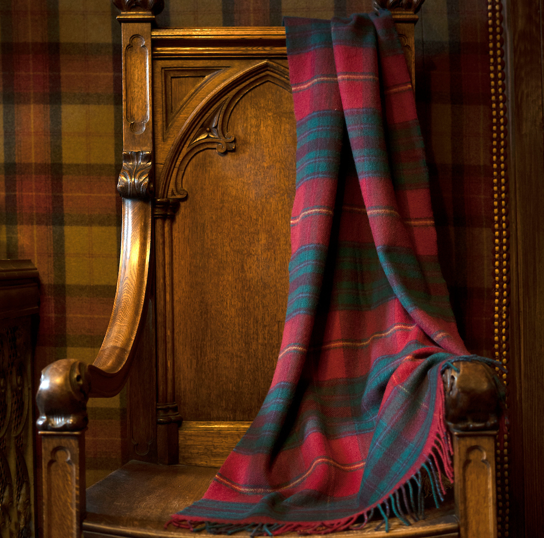 Tartan Lambswool throw