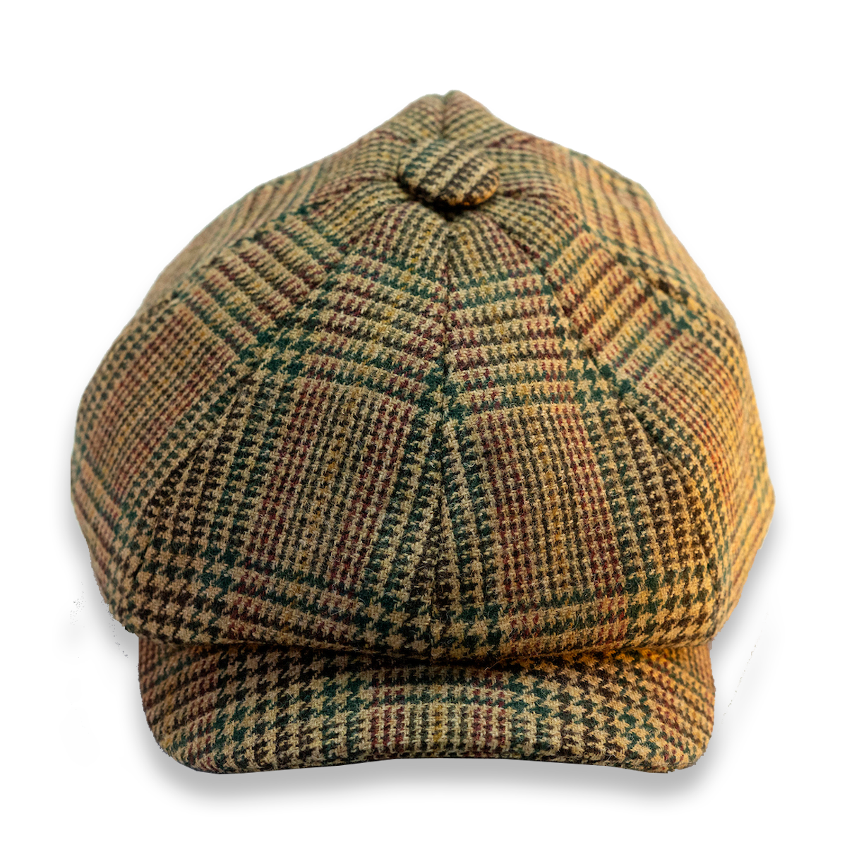Tweed Baker Boy Hat - Men