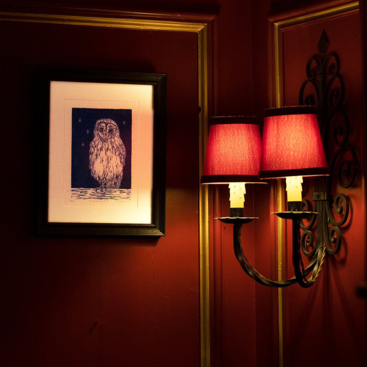 Framed 'The Witchery Hoot' print