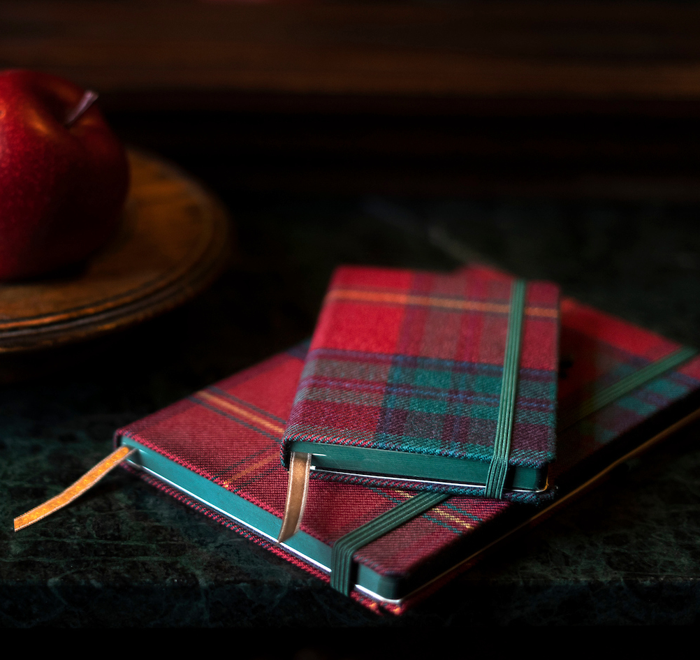 Covered notebook