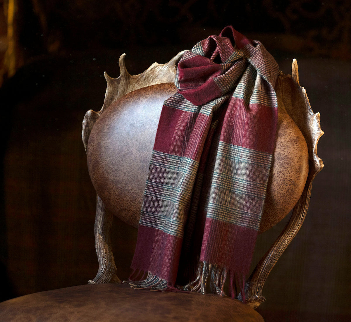 Cashmere Tweed scarf Drama