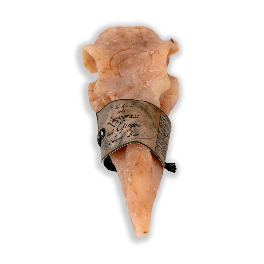 Crow Skull Shower Bar