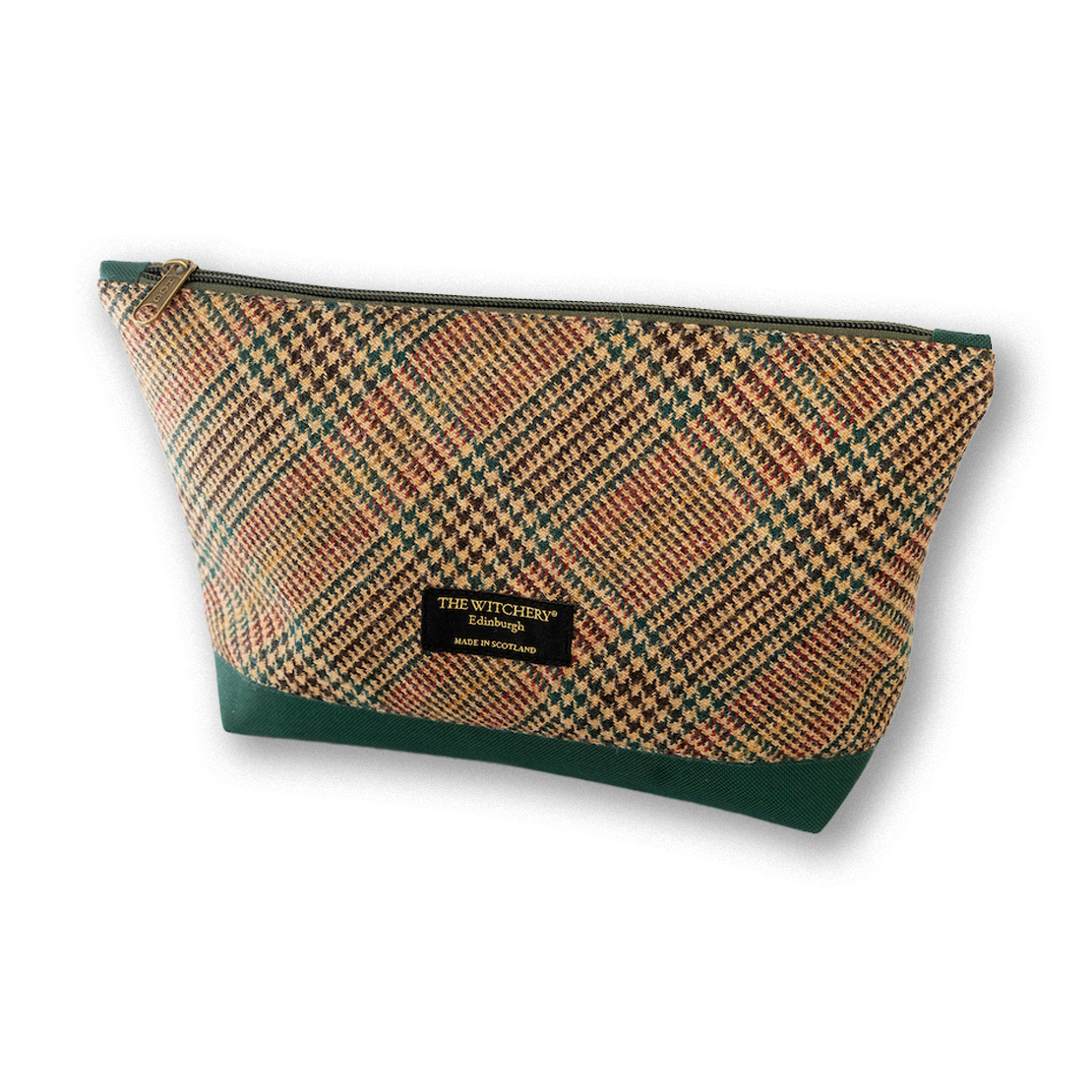 Wash bag Tweed/Green