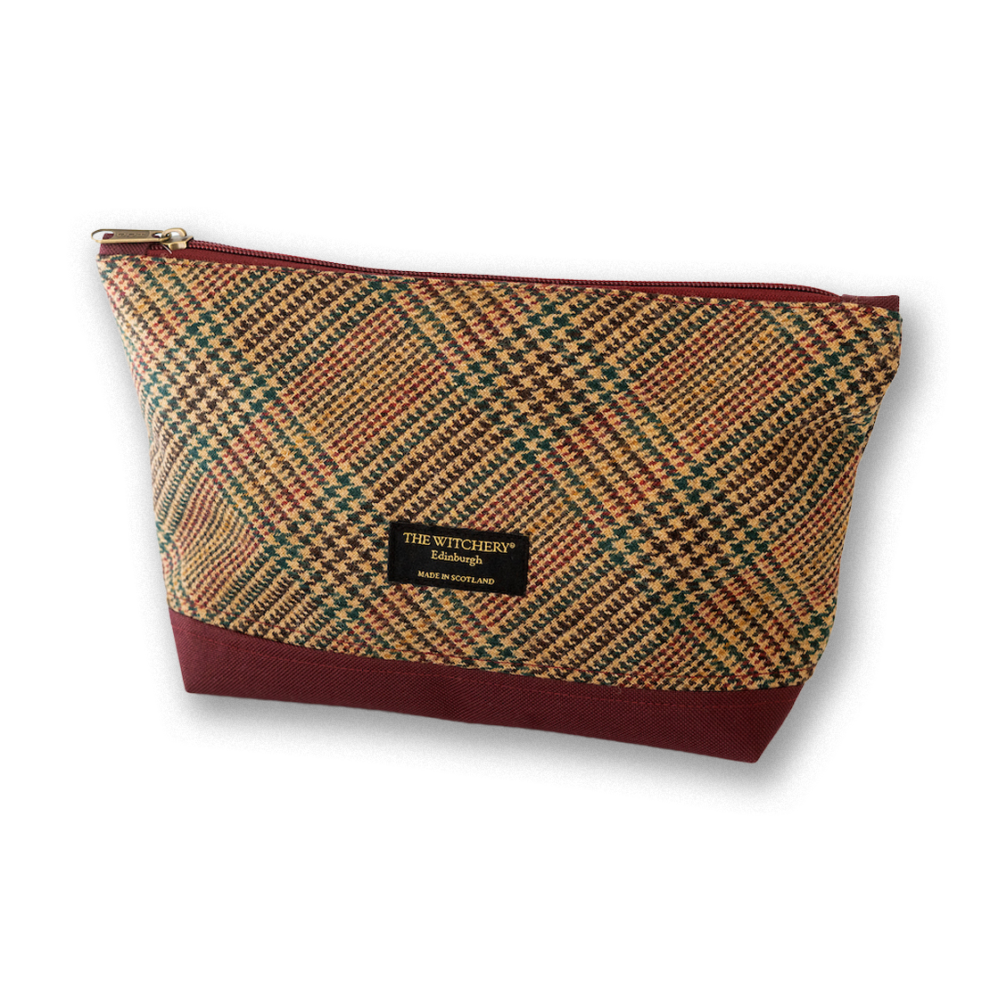 Wash Bag Tweed & Wine