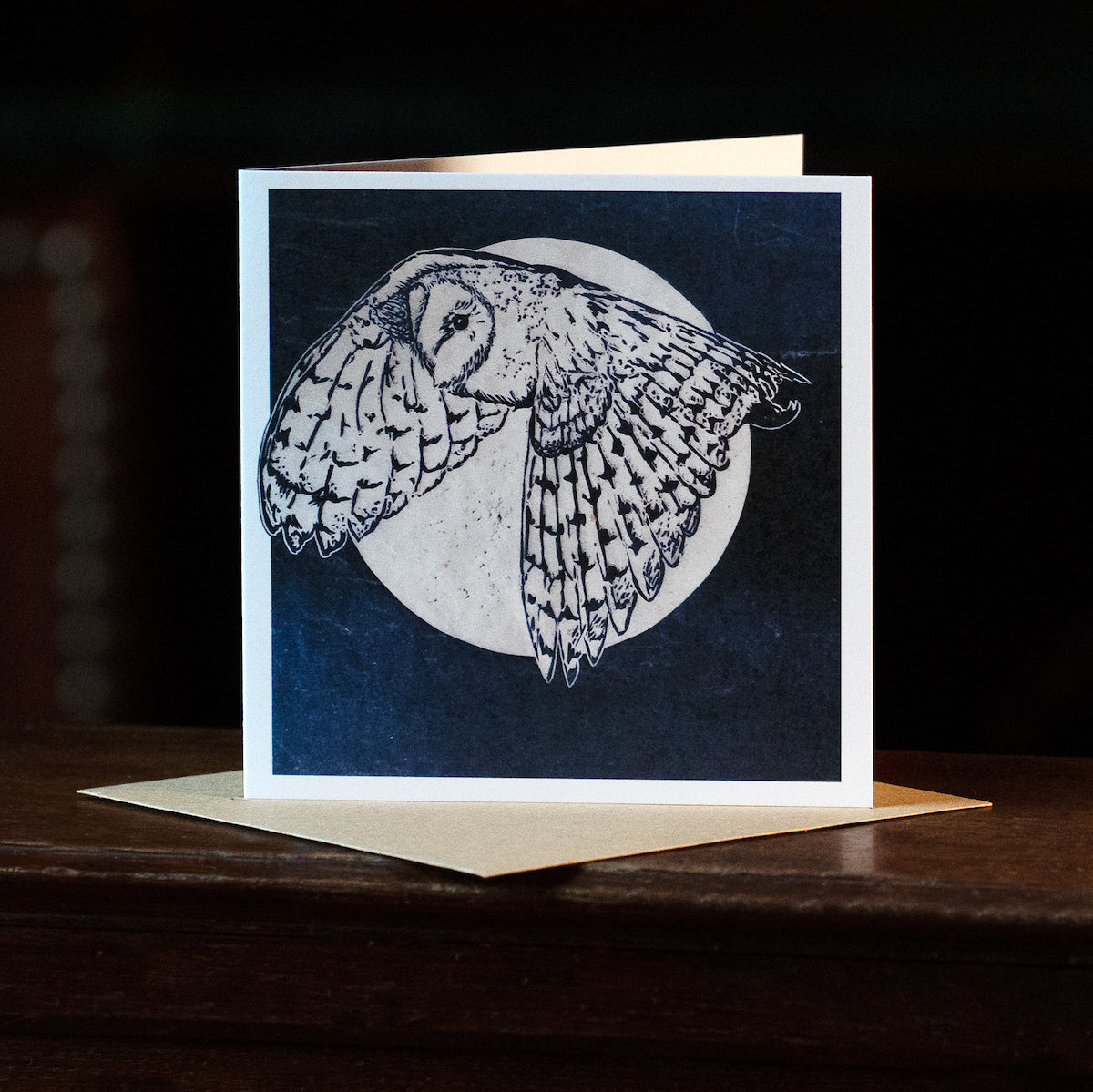 'Luna' Owl card