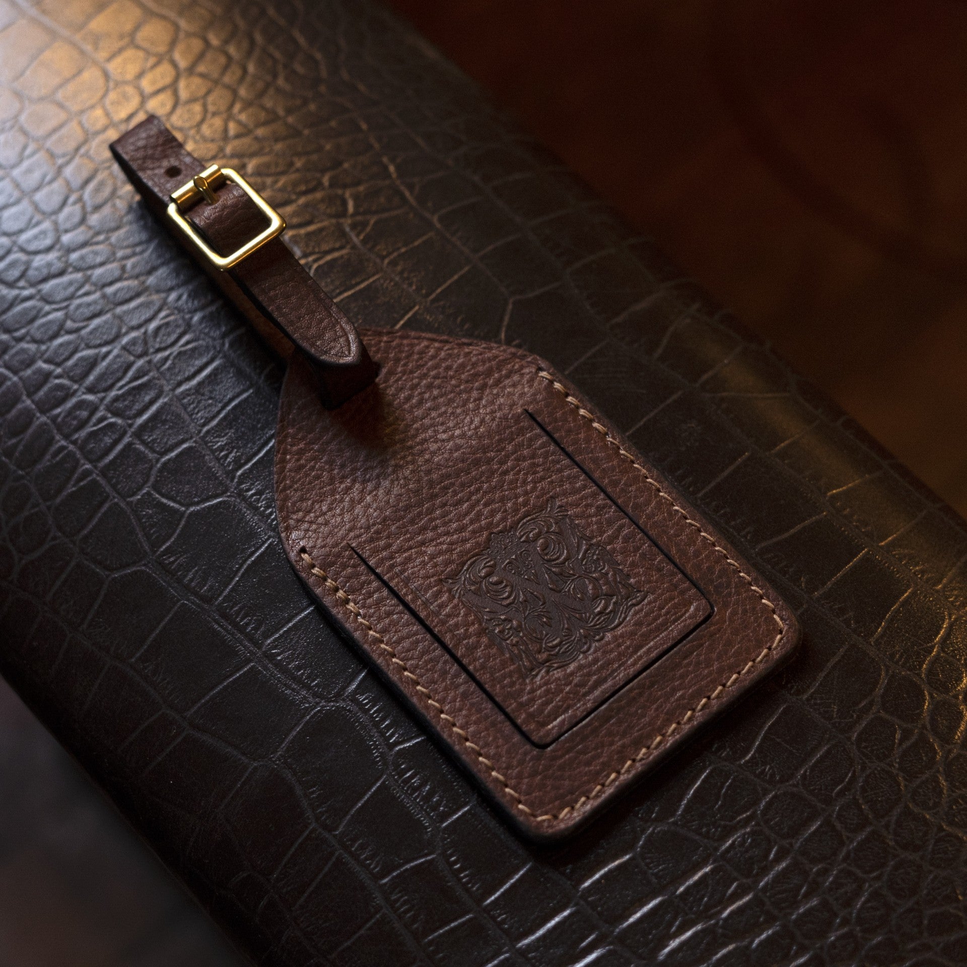 Leather Luggage Tag