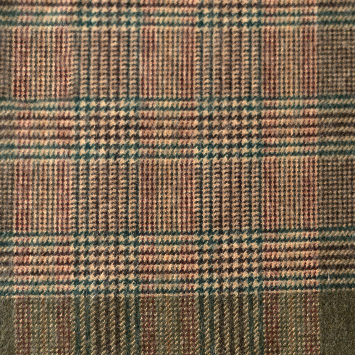 Cashmere Tweed scarf Loden
