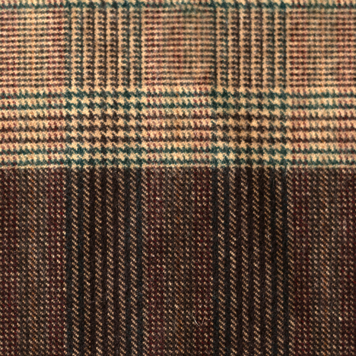 Cashmere Tweed scarf  Dark Brown