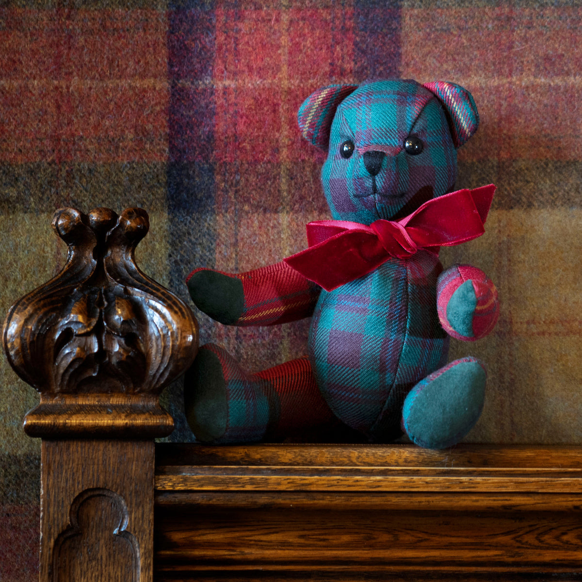 'Mrs T.' The Red Tartan Bear